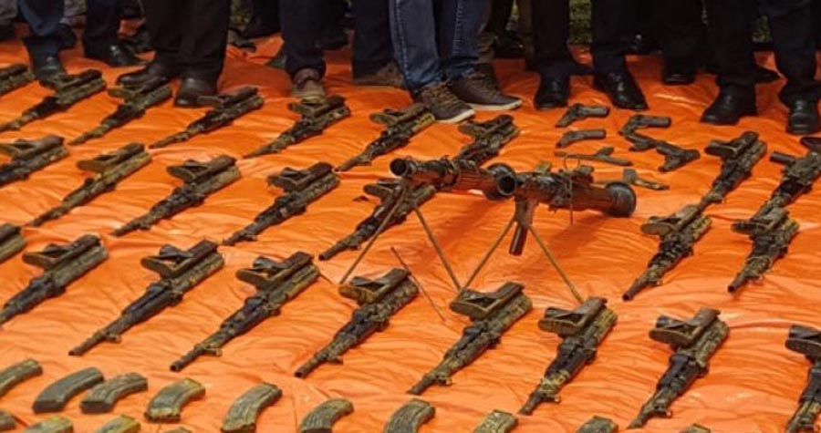 লুট হওয়া ৪ হাজার অস্ত্র ও ৩ লাখ গোলাবারুদ উদ্ধার