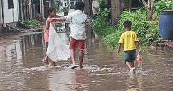 টানা বৃষ্টিতে জলাবদ্ধতায় মৎস্য শিকার, মাদারীপুর শহর কার্যত প্রায় অচল