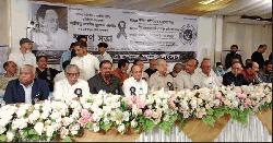 এরশাদের স্মরণসভায় একমঞ্চে পাঁচ অংশের নেতারা, জাপা গড়ার প্রতিশ্রুতি