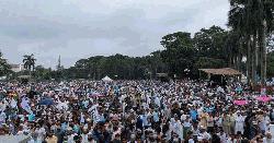 সমাবেশ শুরুর আগেই কানায় কানায় পূর্ণ সোহরাওয়ার্দী উদ্যান