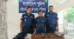 গৌরনদীতে স্থানীয়দের সহযোগিতায় আন্তঃজেলা চোর চক্রের সদস্য আটক 