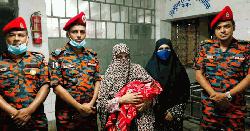 অগ্নি দুর্ঘটনায় শহীদ ফায়ারফাইটার নুরুল হুদার ঘরে জন্ম নিল পুত্র সন্তান