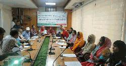 উ‌লিপু‌রে ভিত্তি জরিপে  প্রাপ্ত তথ্য-উপাত্ত অবহিতকরণ সভা