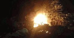 কেরানীগঞ্জে থানার ডাম্পিংয়ে আগুন