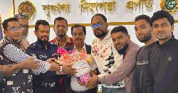 পিরোজপুরের নবাগত পুলিশ সুপারের সাথে জেলা প্রেসক্লাবের নেতৃবৃন্দের শুভেচ্ছা বিনিময়