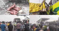 ঢাকা-ভাঙ্গা এক্সপ্রেসওয়েতে বাস-ট্রাক সংঘর্ষ, নিহত ৩