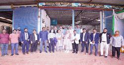 বিশ্বব্যাংক টিমের ফরিদপুরে এলডিডিপি-প্রকল্পের ম্যাচিং গ্রান্ট কার্যক্রম পরিদর্শন