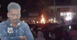 ধর্ম নিয়ে কটূক্তি, শ্রমিককে পিটিয়ে হত্যার পর লাশে আগুন