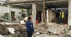 কেরানীগঞ্জে বিস্ফোরণে উড়ে গেল মাদ্রাসা ভবন শিশুসহ আহত ৪