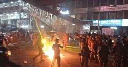 মোসাব্বির হত্যা: কাওরান বাজারে টায়ার জ্বালিয়ে বিক্ষোভ