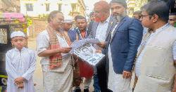 গাজীপুর-১ আসনে বিএনপি প্রার্থীর পক্ষে জিয়া পরিষদের গণসংযোগ