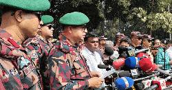 নির্বাচনে আইনশৃঙ্খলা নিয়ন্ত্রণে কোনো মরণাস্ত্র ব্যবহার করবে না: বিজিবি 