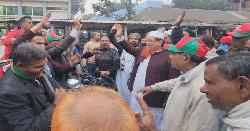 নীলফামারী-১ আসনে খেজুর গাছ মার্কার পক্ষে গণজোয়ার, বিশাল নির্বাচনী মিছিল