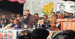 নীলফামারী-২ আসনে ধানের শীষ প্রার্থী তুহিনের নির্বাচনি সভা