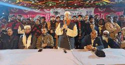 নীলফামারী-১ আসনে বিএনপি–জমিয়তের খেজুর গাছ মার্কার বিশাল নির্বাচনী পথসভা