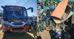 টেকনাফে মহাসড়কে ভয়াবহ দুর্ঘটনায়: টমটম চালকের মৃত্যু আহত–৮