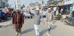 জয়পুরহাট সদরে জামায়াতের নির্বাচনী নারী সমাবেশ ও মিছিল
