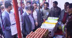 রমজান মাস উপলক্ষে রংপুরে প্রোটিন সমৃদ্ধ খাবার বিক্রয় কেন্দ্রের উদ্বোধন