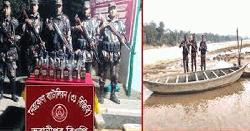 নেত্রকোনার দুর্গাপুরে ভারতীয় মদ সহ নৌকা জব্দ