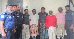 সাপাহারে ভ্যানচালককে কুপিয়ে হত্যা, গ্রেপ্তার-৫