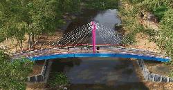 রাণীনগরে ঝুলন্ত সেতু,ঈদে পর্যটকদের মূল আকর্ষণ