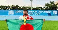বাংলাদেশ দলের হয়ে বিজিবি’র কৃতি আরচারী নেওয়াজ আহম্মদের স্বর্ণপদক অর্জন