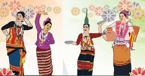 ঢাকায় পাহাড়ের বর্ণিল উৎসব ‘বিঝু-বৈসু-সাংগ্রাই-বিষু মেলা’