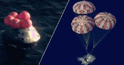 চন্দ্রাভিযান শেষে পৃথিবীতে ফিরলেন চার নভোচারী