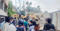 আগ্রাবাদ পানওয়ালা পাড়ায় দখলকৃত ১২ একর ভূমিতে সিডিএ'র উচ্ছেদ অভিযান