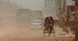 ছুটির দিনেও ঢাকার বাতাস অস্বাস্থ্যকর