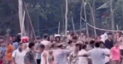 পাকুন্দিয়ায় ফুটবল খেলা নিয়ে দুই গ্রামবাসীর সংঘর্ষে ওসিসহ আহত ২০