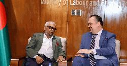 শ্রমমন্ত্রীর সঙ্গে মার্কিন রাষ্ট্রদূতের সাক্ষাৎ