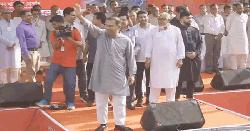 সমাবেশ মঞ্চে প্রধানমন্ত্রী তারেক রহমান