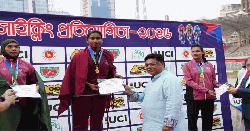 জাতীয় সাইক্লিং প্রতিযোগিতায় রানার আপ বর্ডার গার্ড বাংলাদেশ