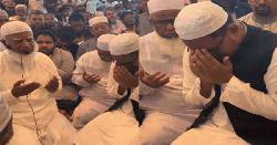 জামায়াত আমিরের মোনাজাতে অঝোরে কাঁদলেন সাদিক কায়েম