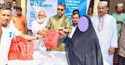 উলিপুরে ইসলামিক রিলিফ বাংলাদেশের কোরবানির মাংস বিতরণ