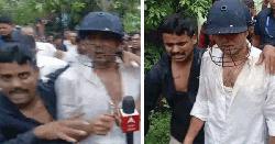 তৃণমূলের সম্পাদক অভিষেকের ওপর অতর্কিত হামলা, ডিম-জুতা নিক্ষেপ