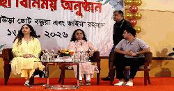 কসবা-আখাউড়ার ৯০ শিশু শিক্ষার্থীর সঙ্গে আড্ডা দিলেন জাইমা রহমান