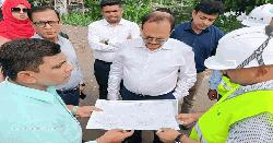 সায়েদাবাদ ফেজ-৩ প্রকল্প পরিদর্শনে ওয়াসার এমডি