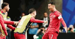 রোনালদোর জোড়া গোলে উজবেকিস্তানকে উড়িয়ে দিলো পর্তুগাল