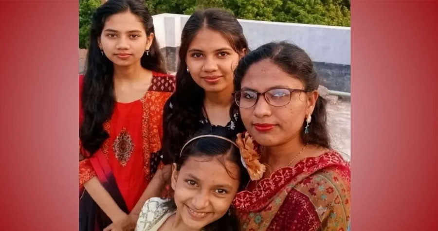 মা ও তিন মেয়েকে কুপিয়ে হত্যা: প্রত্যেকের শরীরে ধারালো অস্ত্রের একাধিক আঘাত