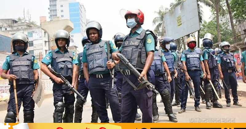 বিএনপির সমাবেশ ঘিরে রাজধানীর মোড়ে মোড়ে সতর্ক পুলিশ