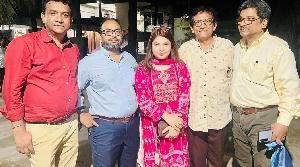 শিল্পী সমিতির আয়োজনে চার কিংবদন্তির সন্তান একফ্রেমে 